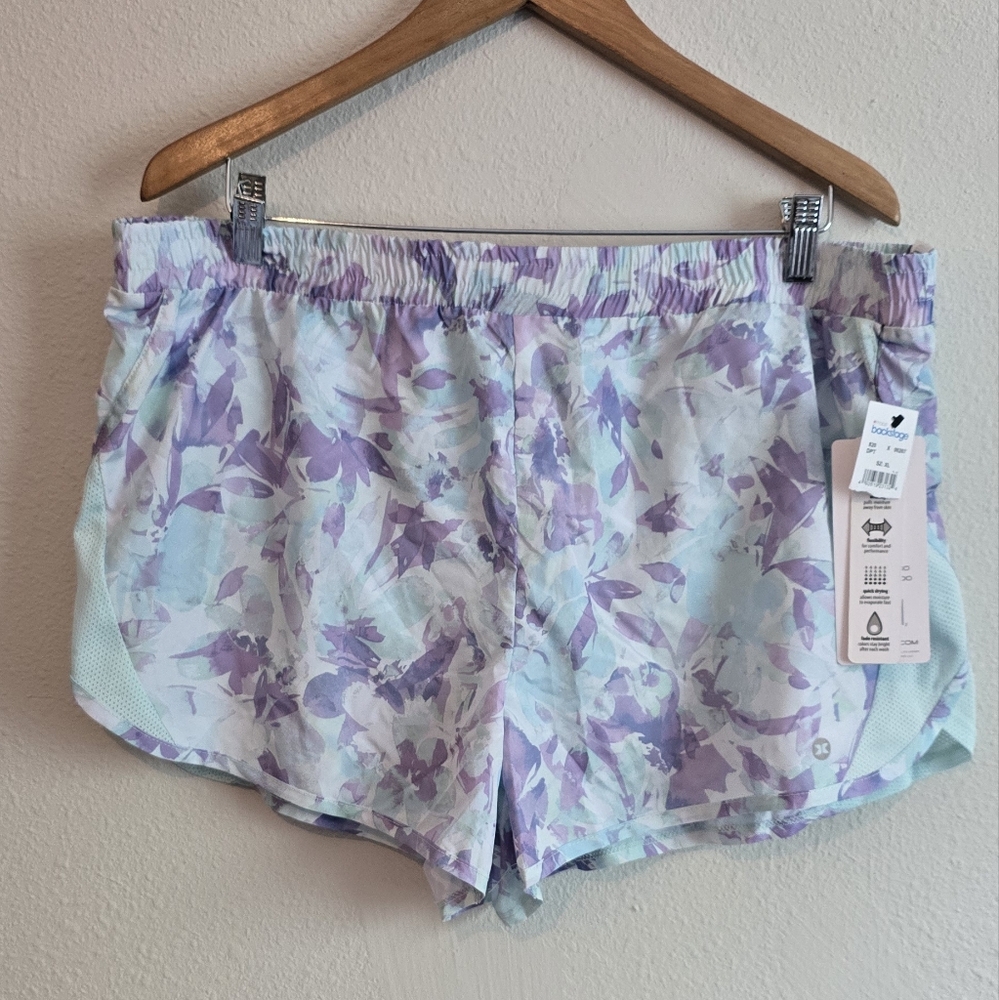 RBX Women"s Floral Athletic Shorts